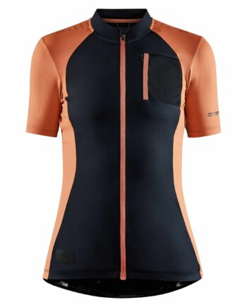 Craft Adv Offroad Ss Jersey Kvinder Black-terracot