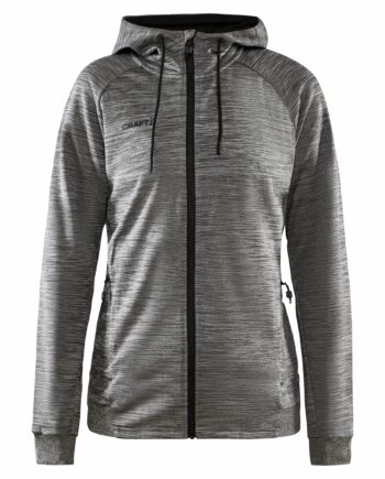 Craft Adv Unify Fz Hood Kvinder Dk Grey Melange