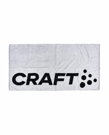 Craft Bath Towel White Black Os