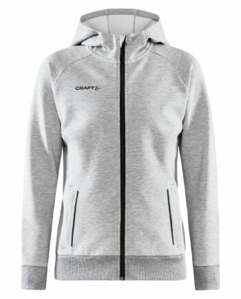 Craft Core Soul Full Zip Hood Kvinder Grey Melange