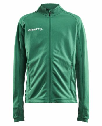 Craft Evolve Full Zip Jr Team Green 122 128