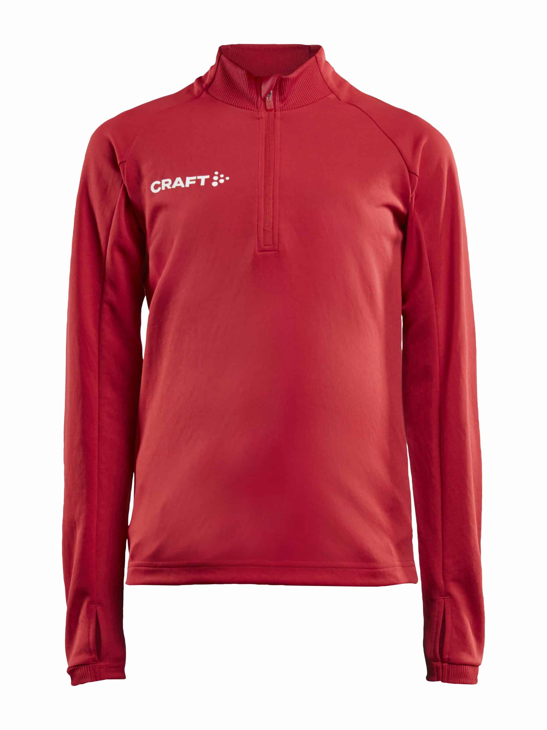 Craft Evolve Halfzip Jr Bright Red 122 128