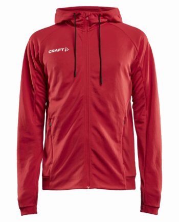 Craft Evolve Hood Jacket Maend Bright Red