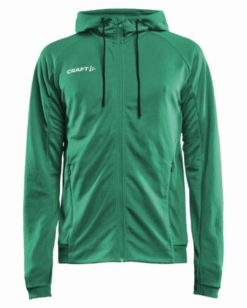 Craft Evolve Hood Jacket Maend Team Green