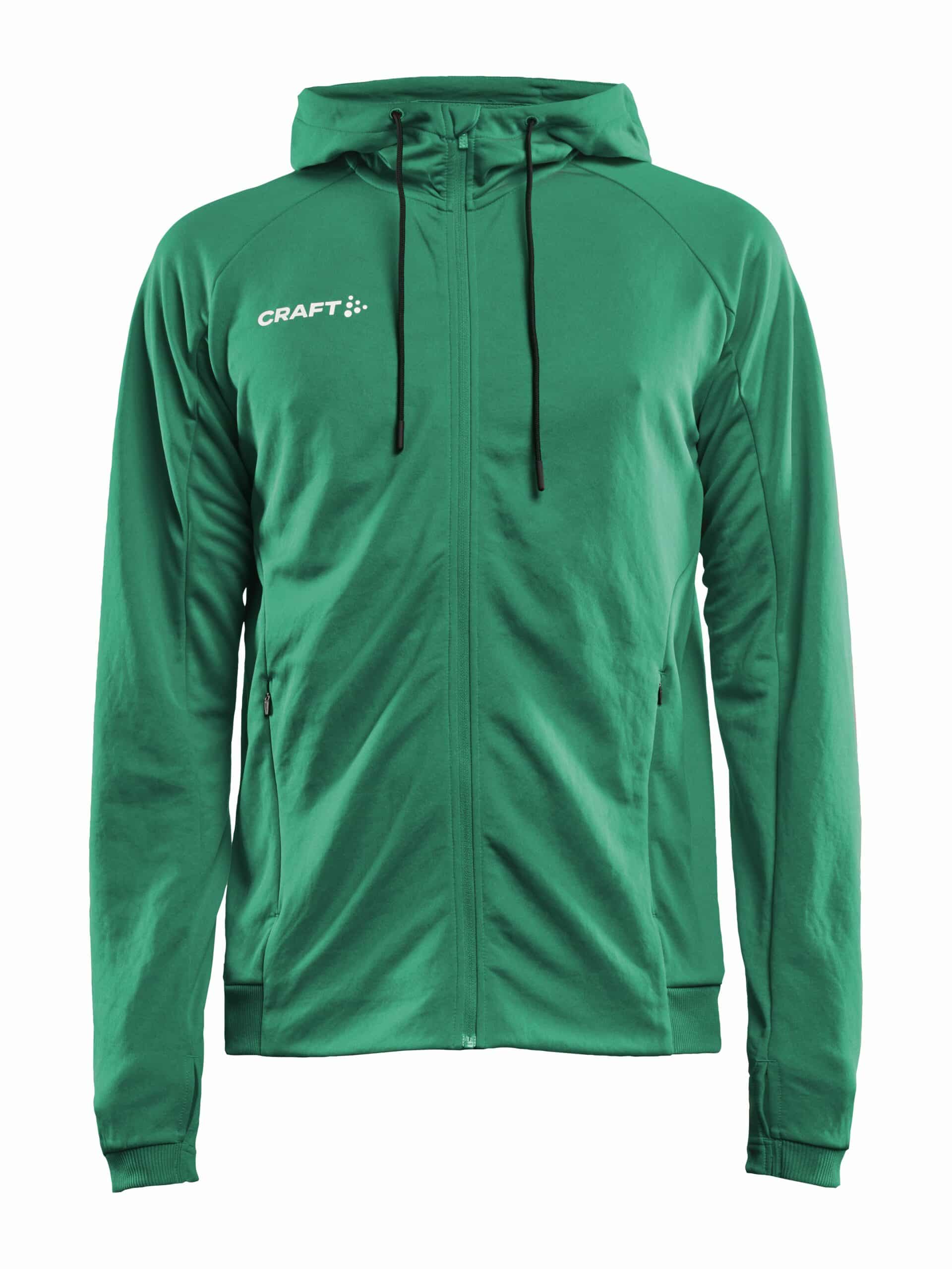 Craft Evolve Hood Jacket Maend Team Green