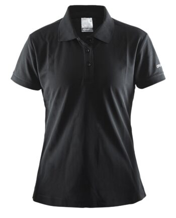 Craft Polo Shirt Pique Classic Kvinder Black 40