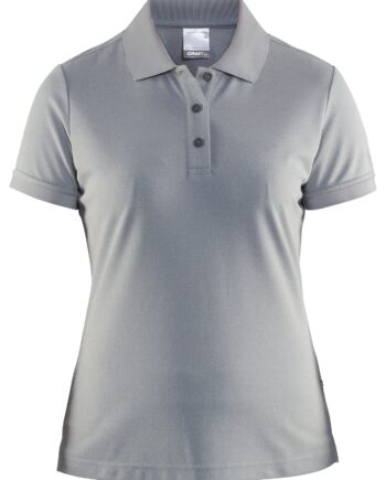 Craft Polo Shirt Pique Classic Kvinder Grey Melange 44