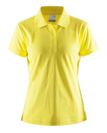 Craft Polo Shirt Pique Classic Kvinder Yellow 42