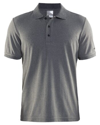 Craft Polo Shirt Pique Classic Maend Dark Grey Melange Xxx