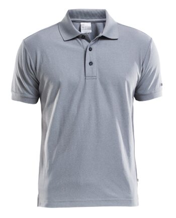 Craft Polo Shirt Pique Classic Maend Grey Melange Xs
