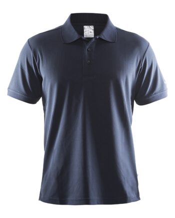 Craft Polo Shirt Pique Classic Maend Navy Xx