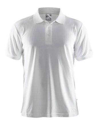 Craft Polo Shirt Pique Classic Maend White