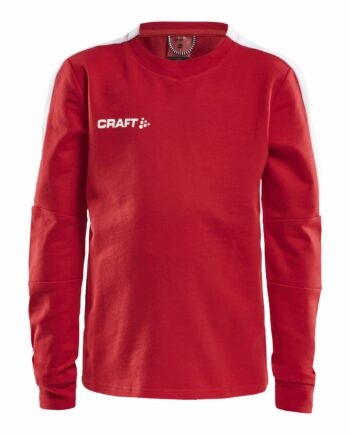 Craft Progress Gk Sweatshirt Jr Bright Red White 122 128