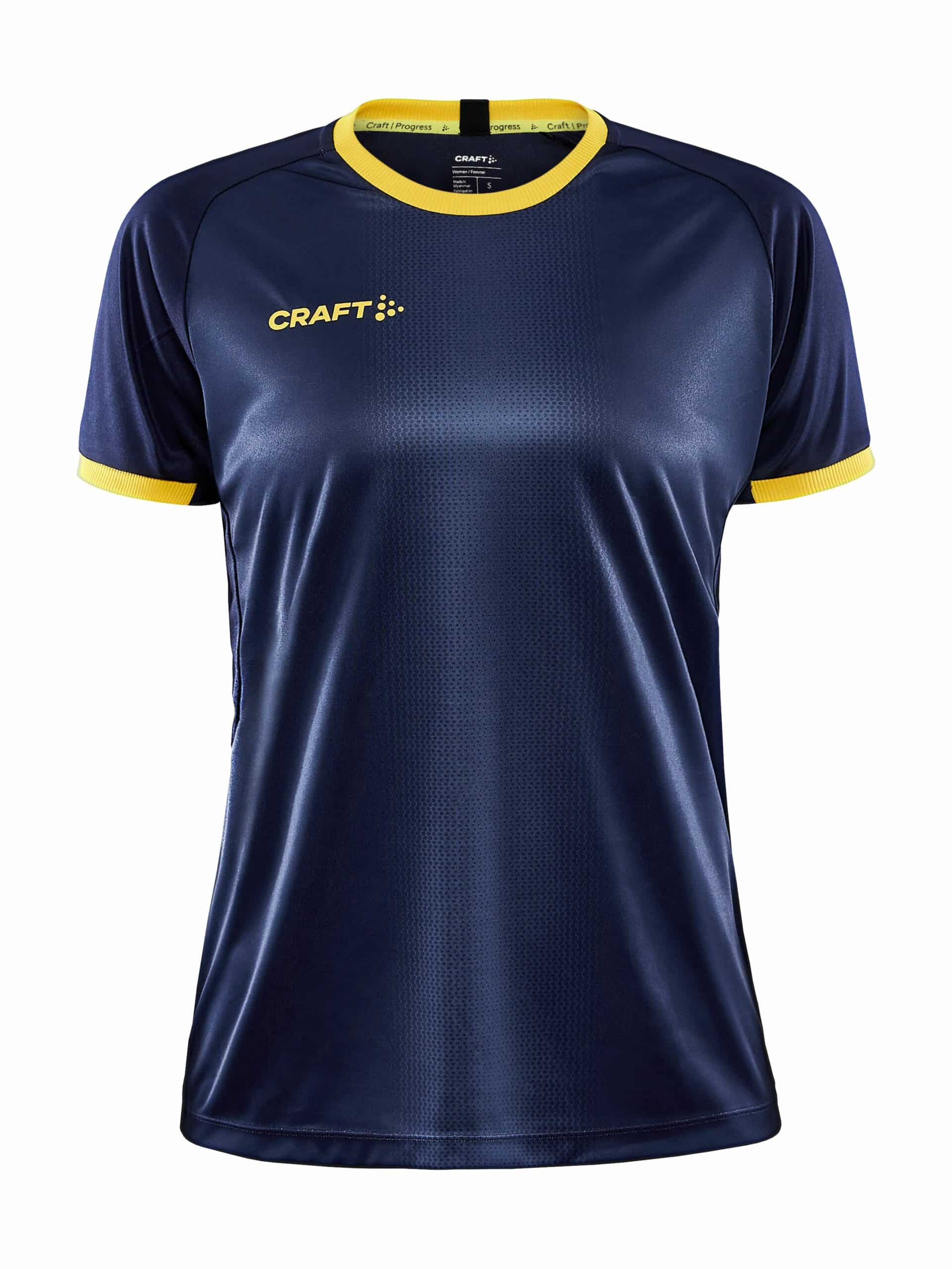 Craft Progress Graphic Jersey Kvinder Navy Sweden Yellow