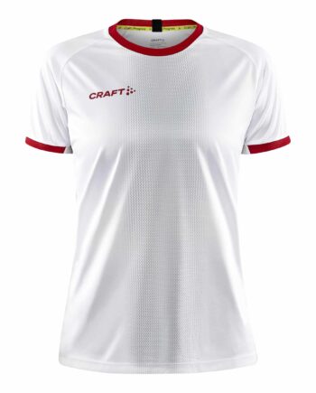 Craft Progress     Graphic Jersey Kvinder White Bright Red