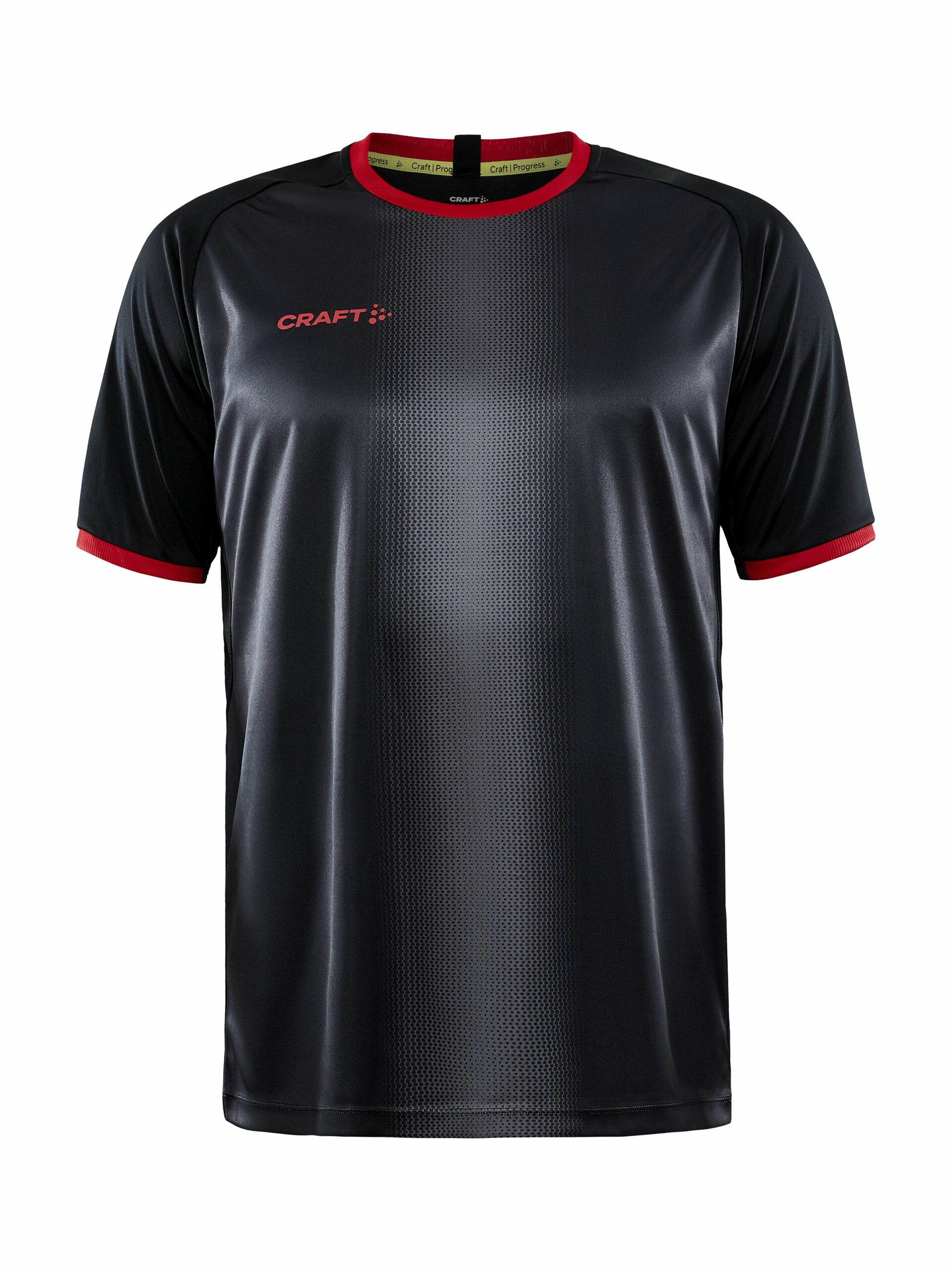 Craft Progress Graphic Jersey Maend Black Bright Red