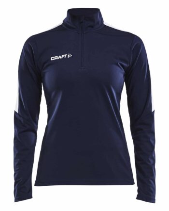 Craft Progress Halfzip Ls Tee Kvinder Navy