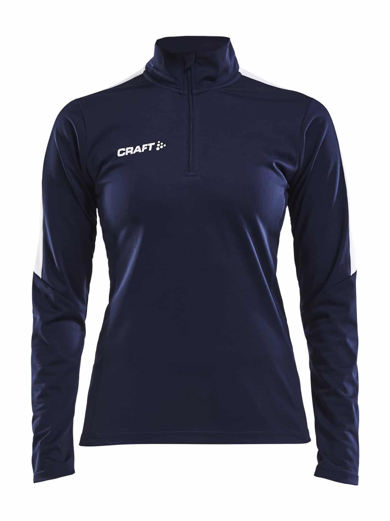 Craft Progress Halfzip Ls Tee Kvinder Navy