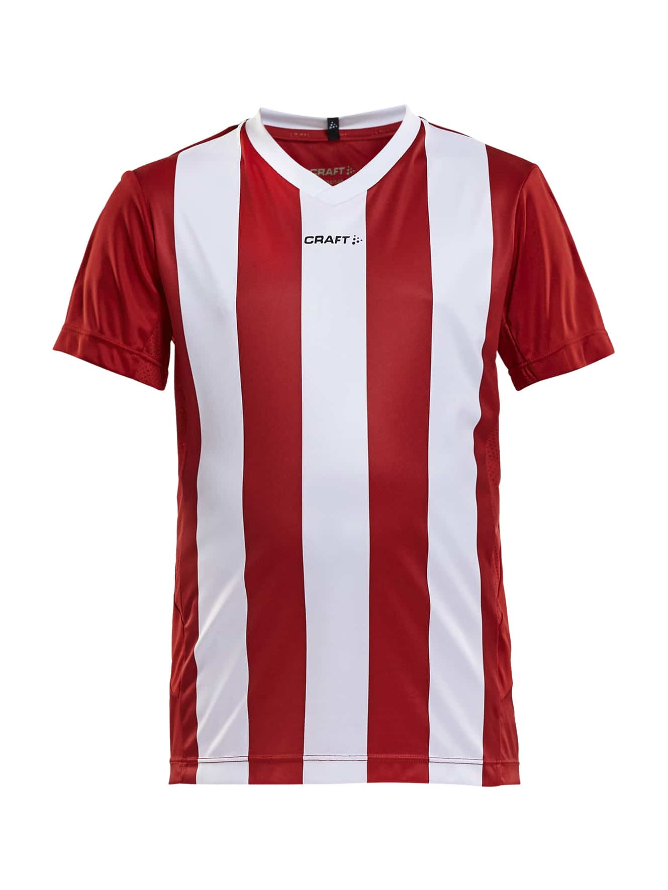 Craft Progress Jersey Stripe Jr Bright Red 146 152