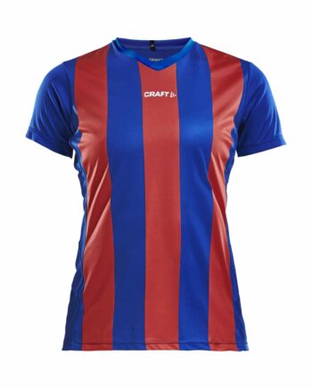 Craft Progress Jersey Stripe Kvinder Club Cobolt Bright Red