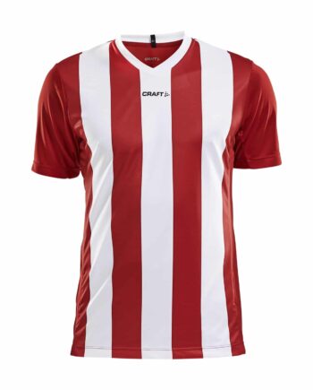 Craft Progress Jersey Stripe Maend Bright Red
