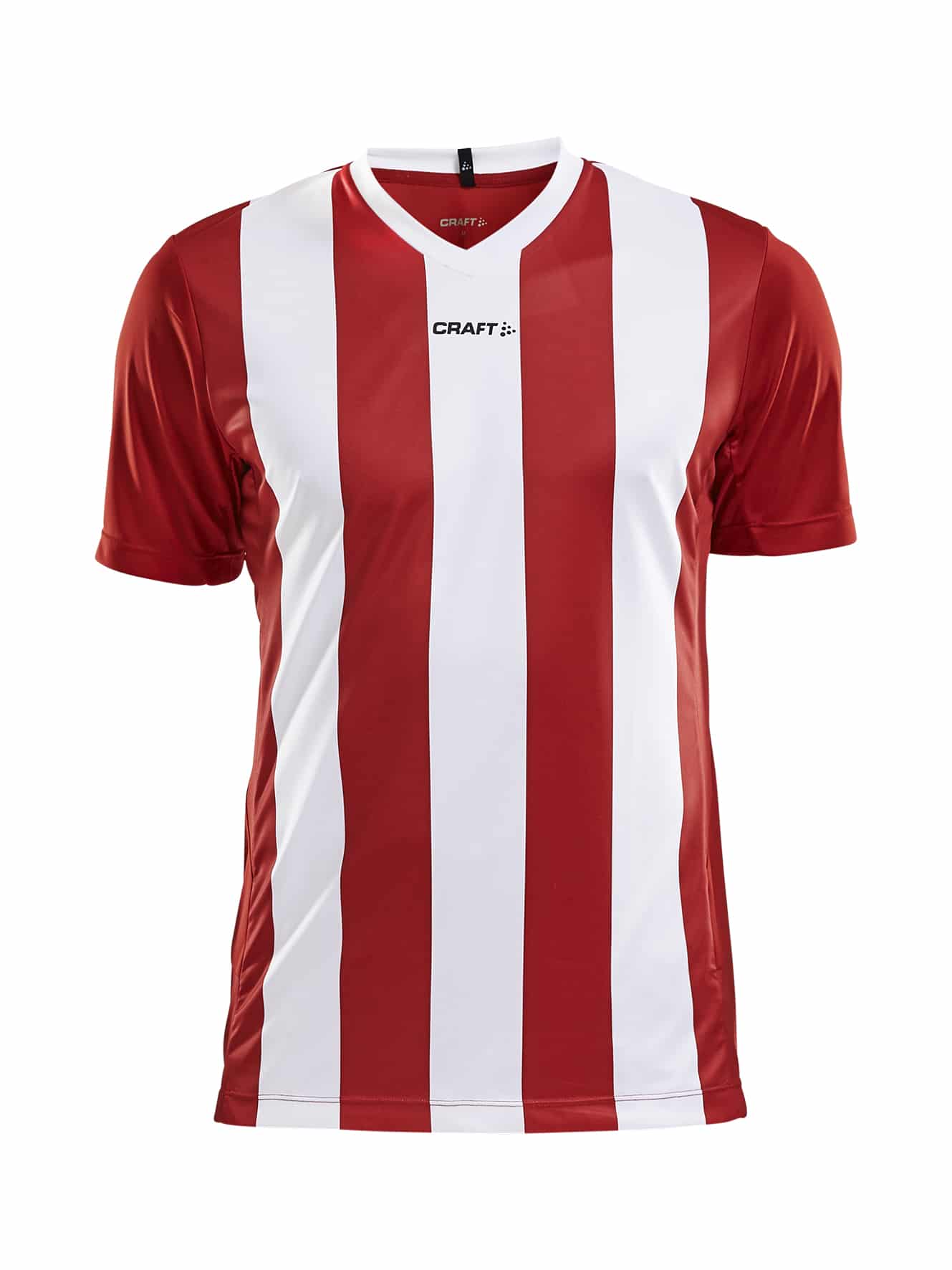 Craft Progress Jersey Stripe Maend Bright Red