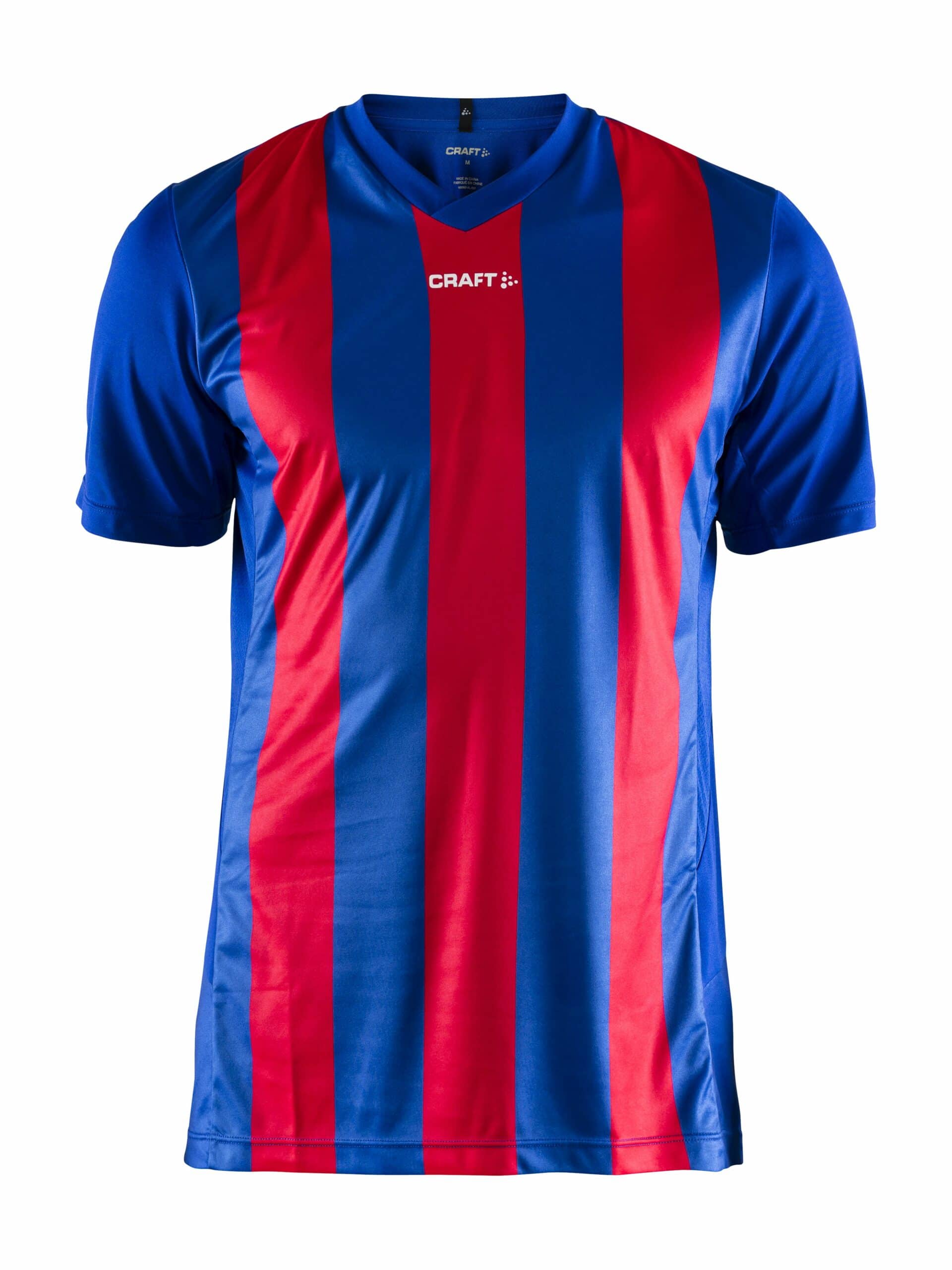Craft Progress Jersey Stripe Maend Club Cobolt Bright Red