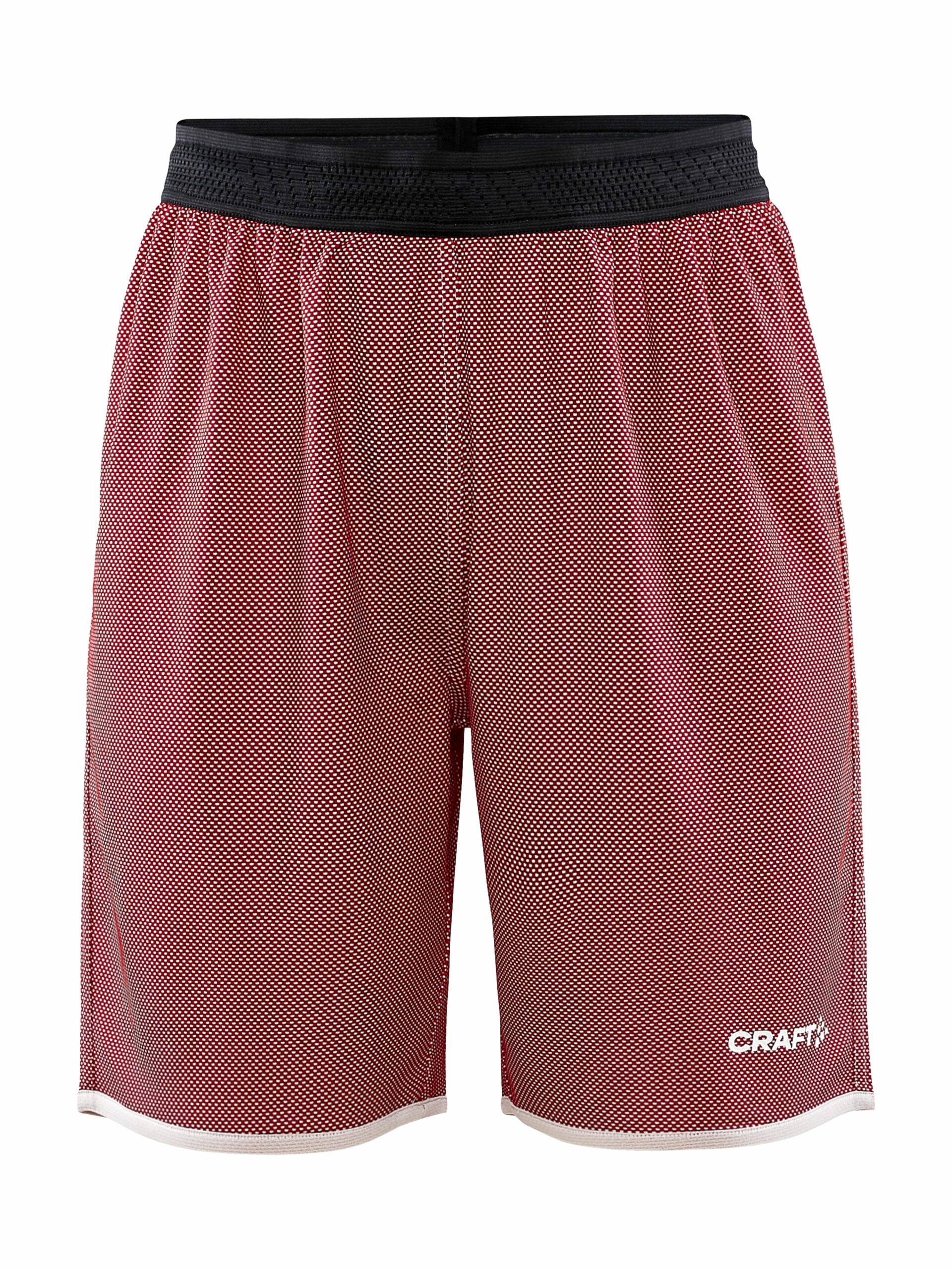 Craft Progress Reversible Basket Shorts Kvinder Bright Red White
