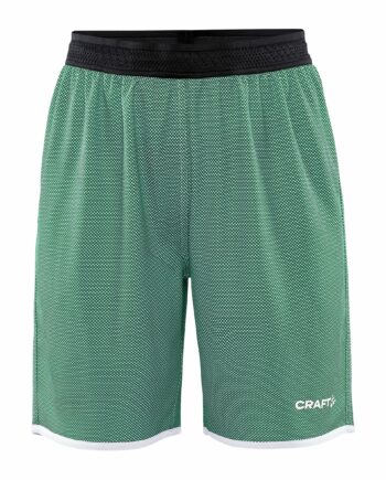 Craft Progress Reversible Basket Shorts Kvinder Team Green White