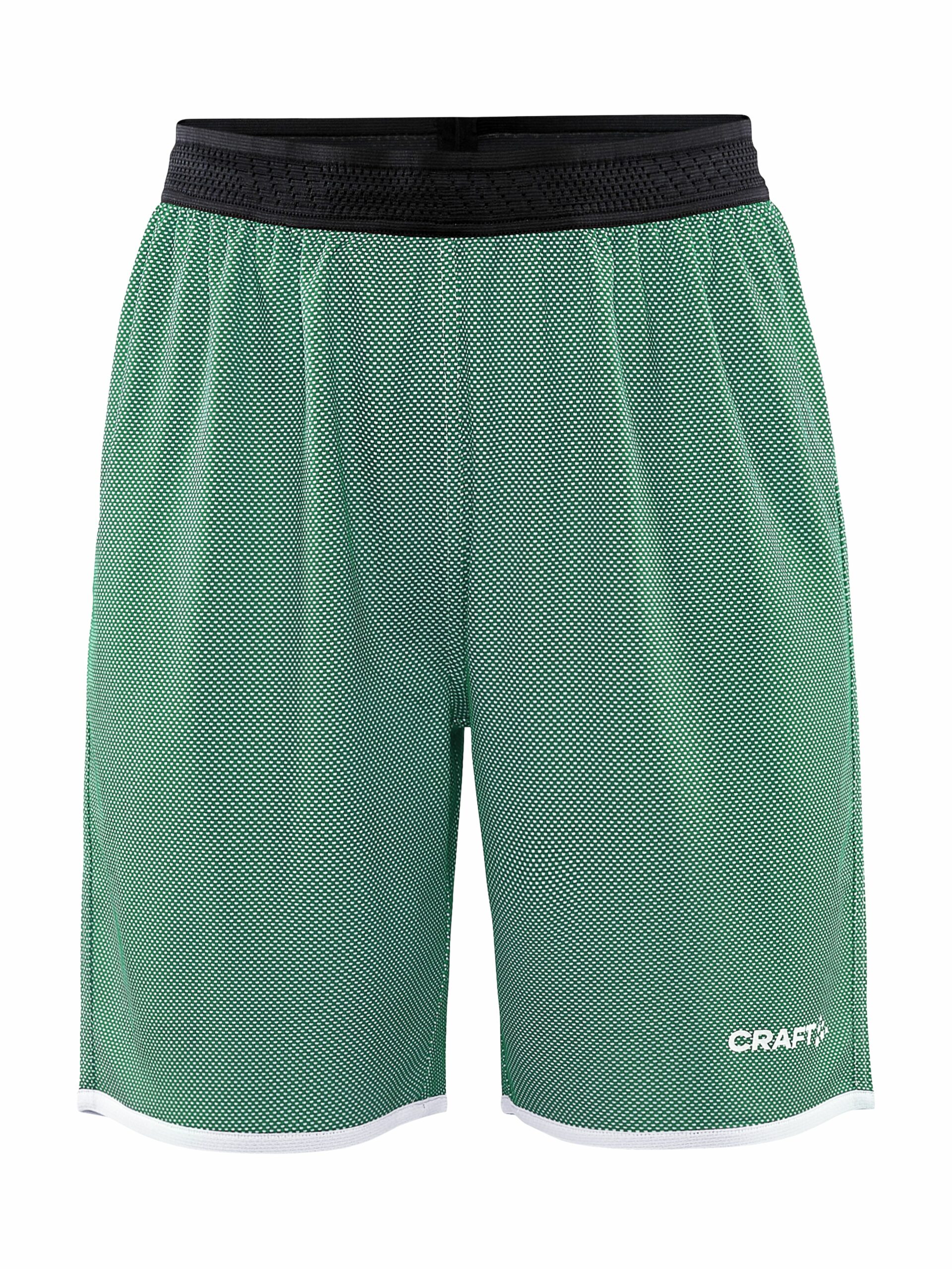 Craft Progress Reversible Basket Shorts Kvinder Team Green White