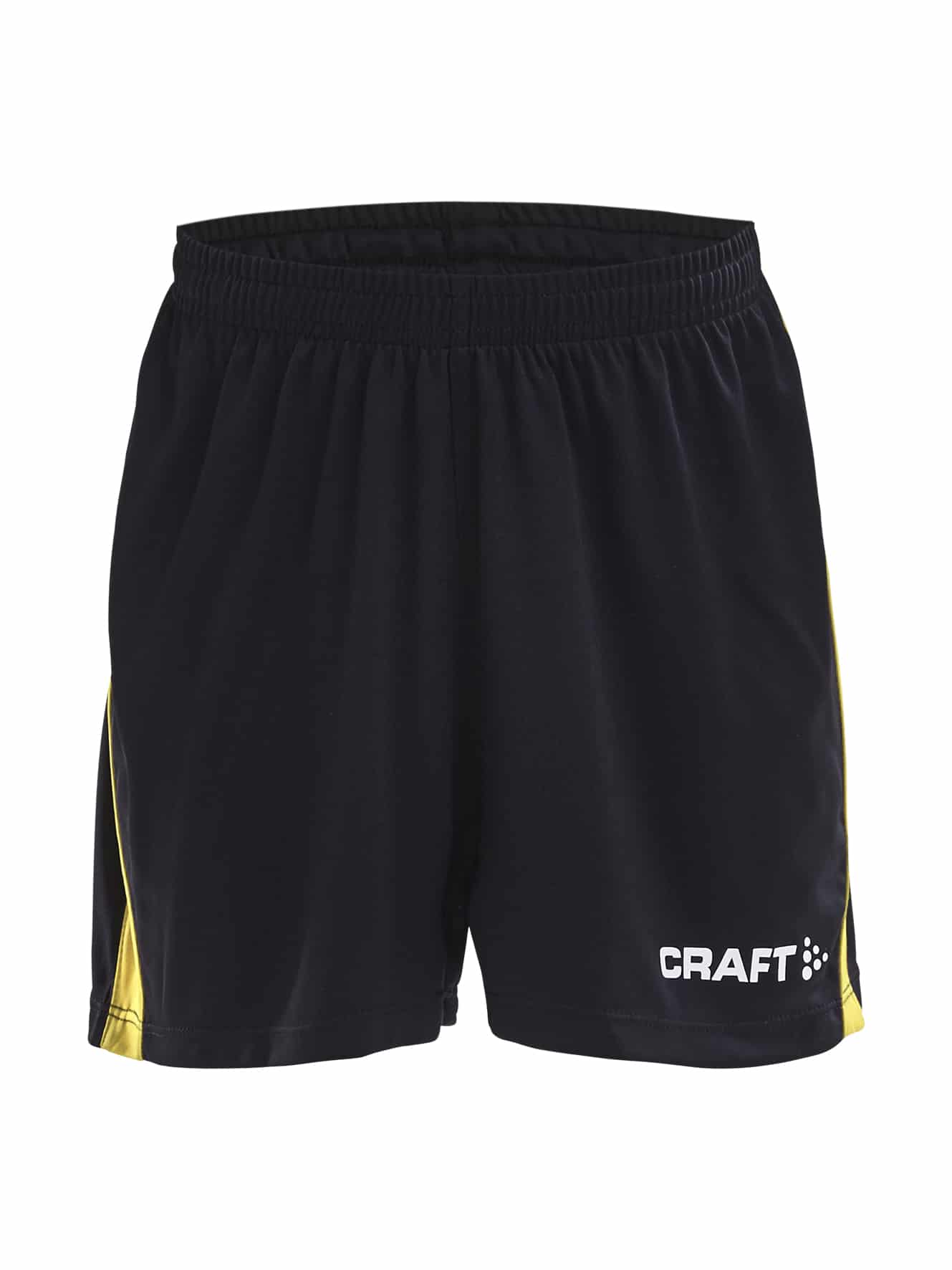 Craft Progress Short Contrast Jr Black Sweden Yellow 122 128