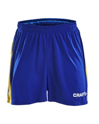 Craft Progress Short Contrast Jr Club Cobolt Sweden Yellow 158 164
