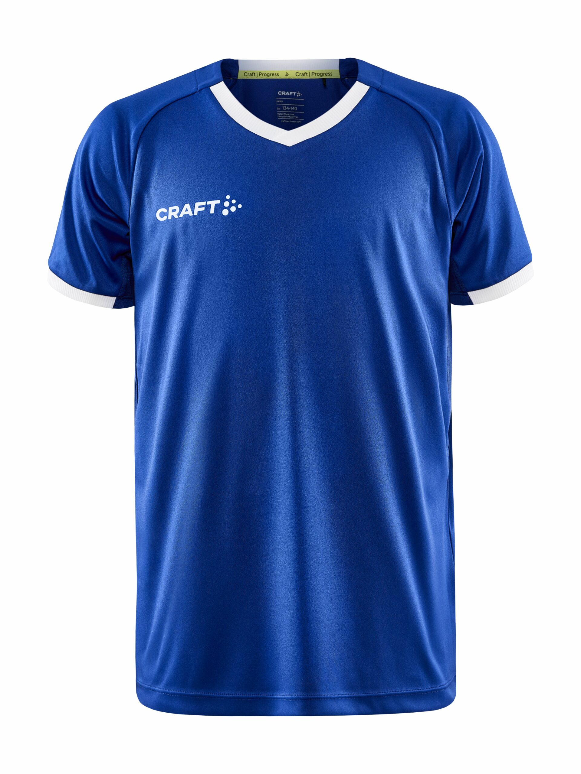 Craft Progress Solid Jersey Jr Club Cobolt 146 152
