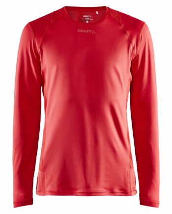 Craft Adv Essence Ls Tee Maend Bright Red Xs