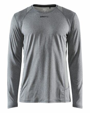 Craft Adv Essence Ls Tee Maend Dk Grey Melange Xs