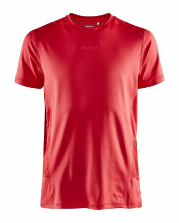 Craft Adv Essence Ss Tee Maend Bright Red Xs