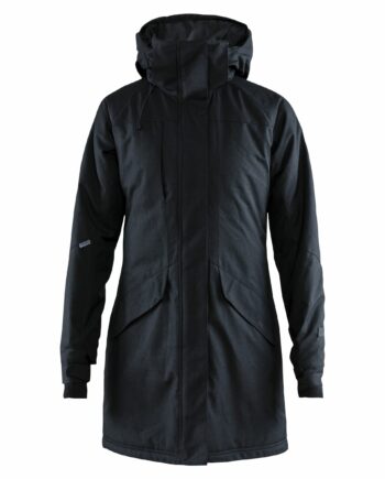 Craft Mountain Padded Parkas Kvinder Black Melange Black Xs