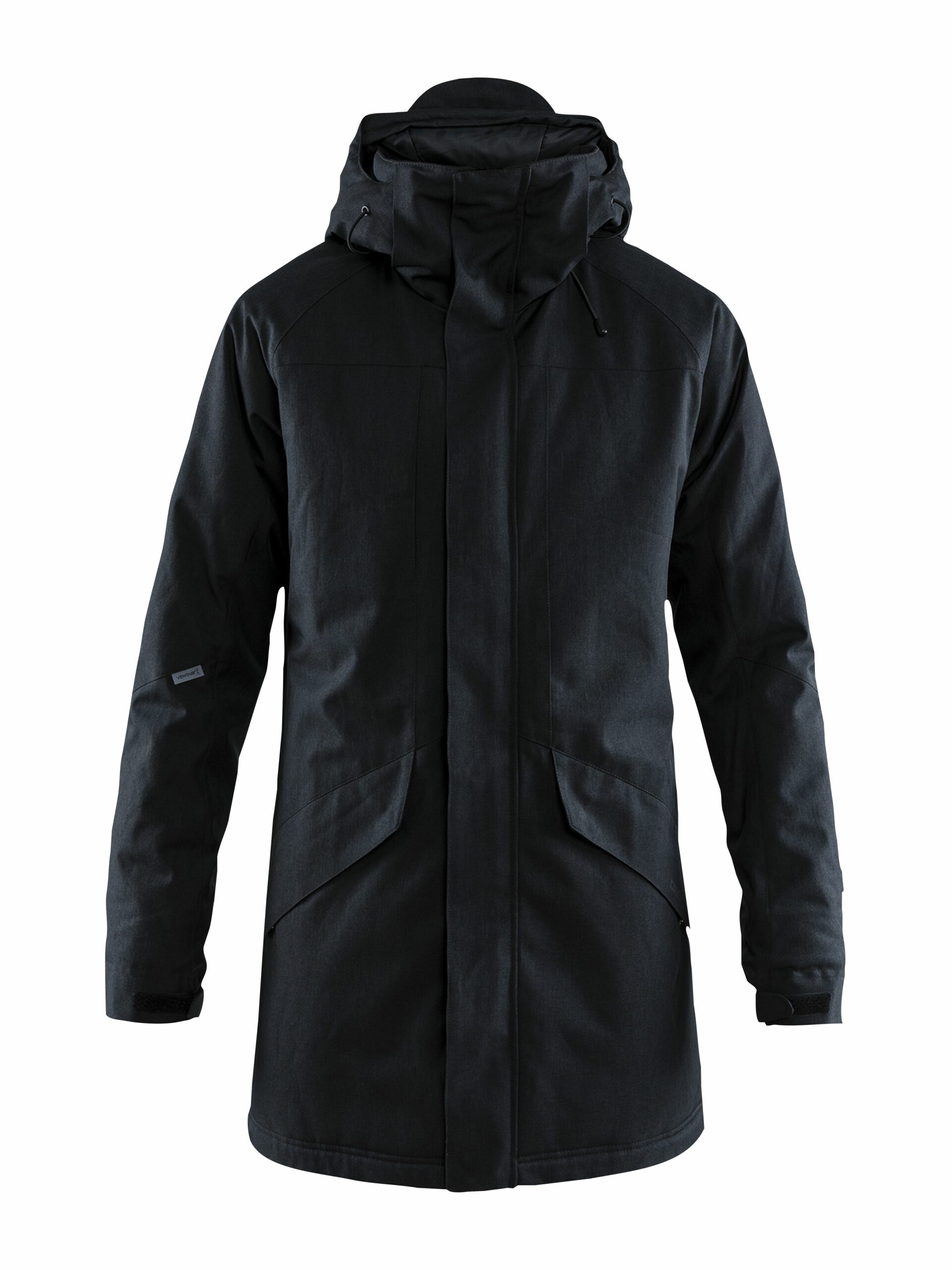 Craft Mountain Padded Parkas Maend Black Melange Black