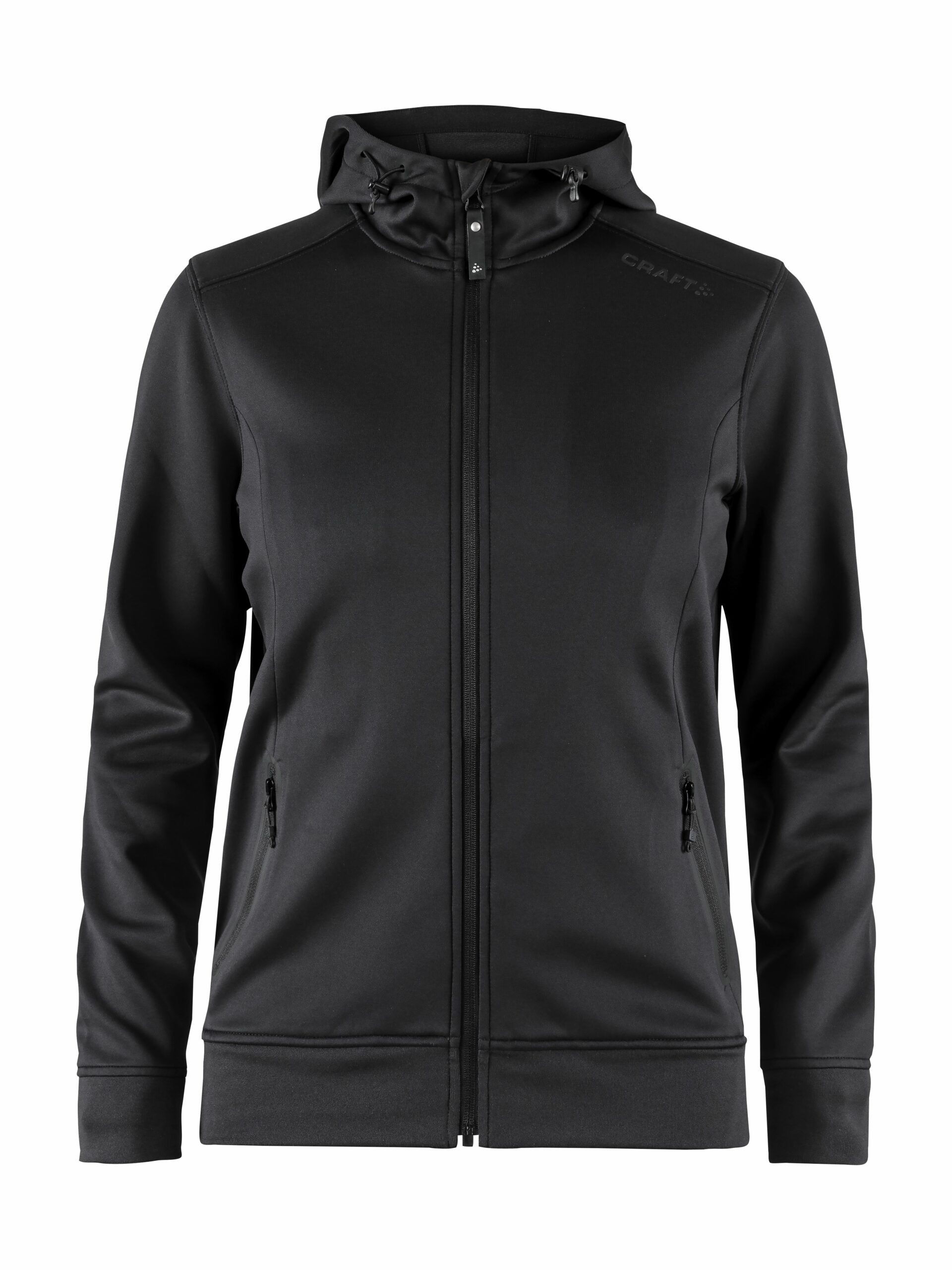 Craft Noble Full Zip Hood Kvinder Black