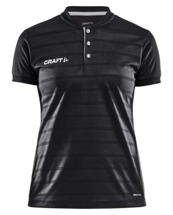 Craft Pro Control Button Jersey Kvinder Black White