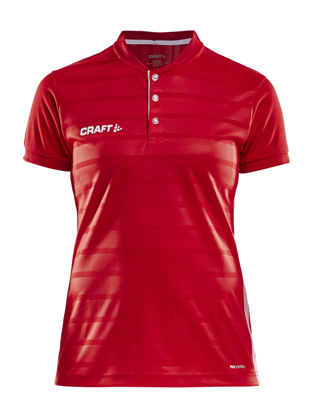 Craft Pro Control Button Jersey Kvinder Bright Red White Xs