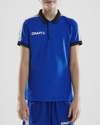 Craft Pro Control Poloshirt Jr Club Cobolt Black 122 128