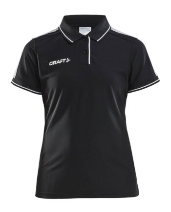 Craft Pro Control Poloshirt Kvinder Black White
