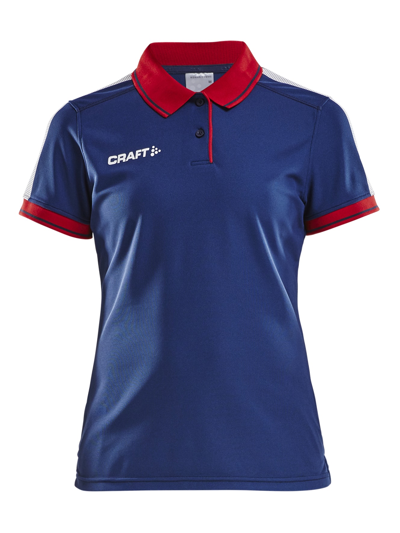 Craft Pro Control Poloshirt Kvinder Navy Bright Red