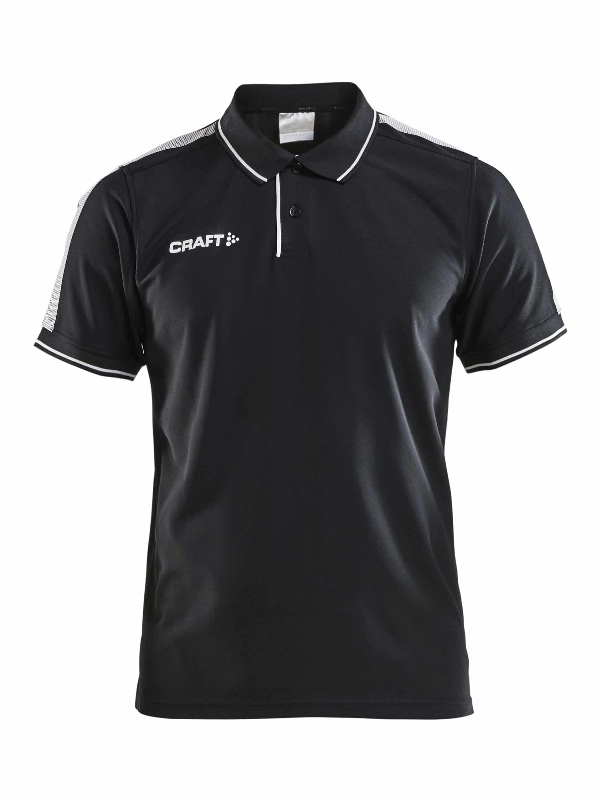 Craft Pro Control Poloshirt Maend Black White