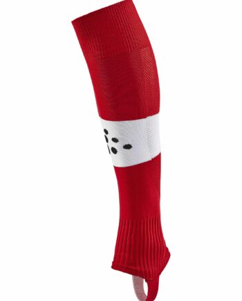 Craft Pro Control Stripe  -  Foot Socks Senior Bright Red White Onesize
