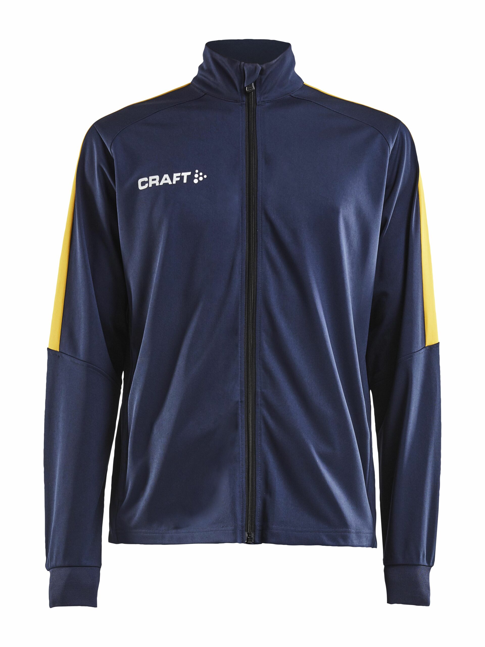 Craft Progress Jacket Maend Navy Sweden Yellow