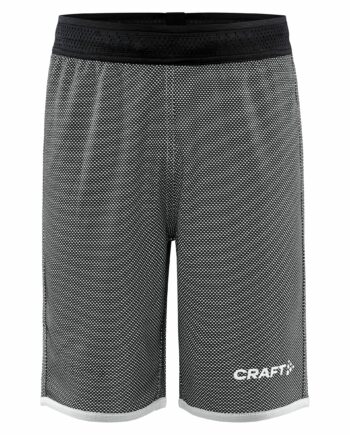 Craft Progress Reversible Basket Shorts Jr Black White 146 152