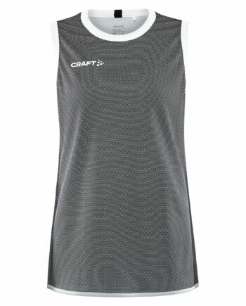 Craft Progress Reversible Basket Singlet Kvinder Black White Xs