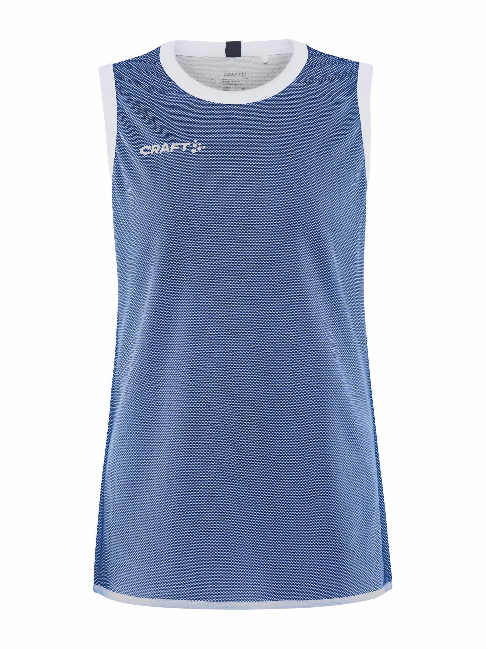 Craft Progress Reversible Basket Singlet Kvinder Club Cobolt White